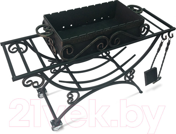 Изображение товара Мангал СтальСнабДизайн МК-4 Лодочка-3
