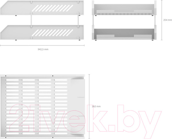 Изображение товара Лоток для бумаг Erich Krause Classic / 55540 (белый)