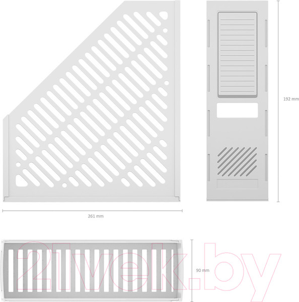 Изображение товара Лоток для бумаг Erich Krause Classic / 55574 (белый)