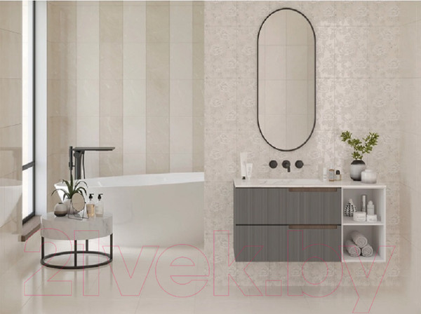 Изображение товара Плитка Unitile Гармония низ 02 (250x400, бежевый)