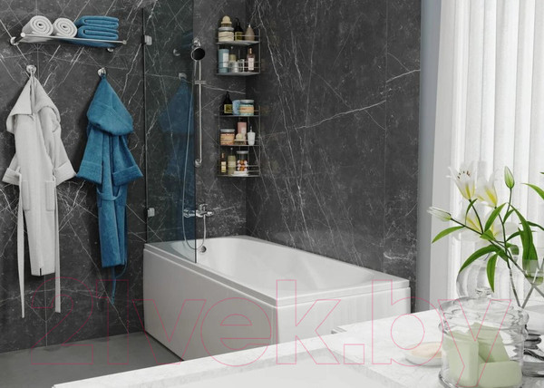 Изображение товара Ванна акриловая VagnerPlast Aronia 170x75 / VPBA170ARN2X-04 (с каркасом)