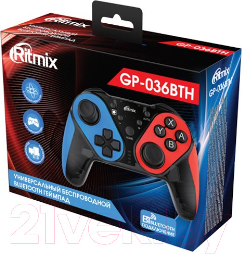 Изображение товара Геймпад Ritmix GP-036BTH