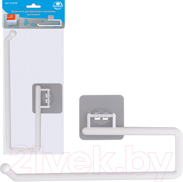 Изображение товара Держатель бумажных полотенец Мультидом VL34-59