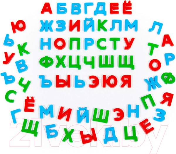 Изображение товара Развивающая игра Полесье Три кота. Буквы на магнитах / 69924