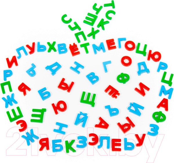 Изображение товара Развивающая игра Полесье Три кота. Буквы на магнитах / 69924