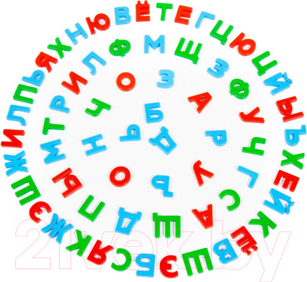 Изображение товара Развивающая игра Полесье Три кота. Буквы на магнитах / 69924