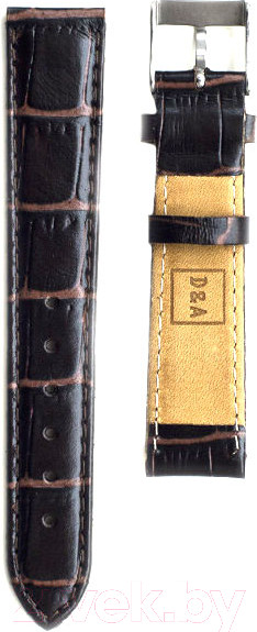 Изображение товара Ремешок для часов D&A РК-18-05-01-1-2 П Kroko  (коричневый)