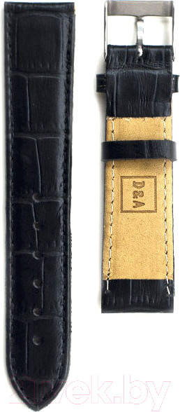 Изображение товара Ремешок для часов D&A РК-20-05-01-1-1 П Kroko (черный)