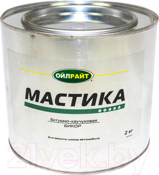 Изображение товара Гидроизоляционная мастика Oil Right Бикор (2кг, в жестяной банке)