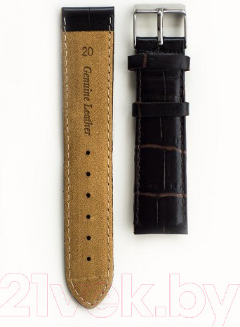 Изображение товара Ремешок для часов D&A Kroko РК-20-05-01-1-2 П (коричневый)