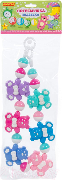 Изображение товара Подвеска на кроватку Полесье Забавные зверята / 71606