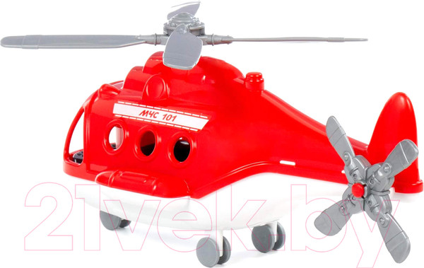 Изображение товара Вертолет игрушечный Полесье Альфа / 72382 (в сеточке)