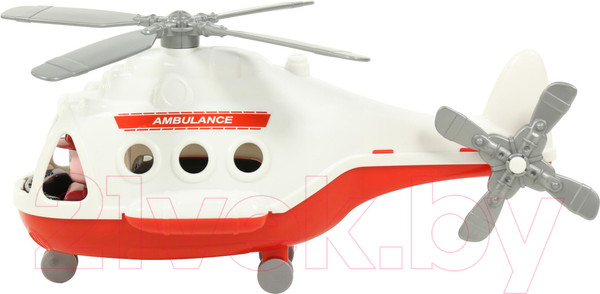 Изображение товара Вертолет игрушечный Полесье Альфа / 68668 (в коробке)