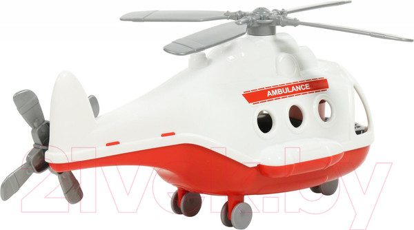 Изображение товара Вертолет игрушечный Полесье Альфа / 68668 (в коробке)