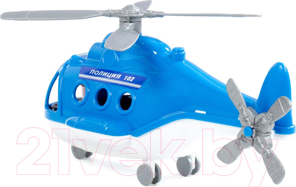 Изображение товара Вертолет игрушечный Полесье Альфа / 72405 (в сеточке)