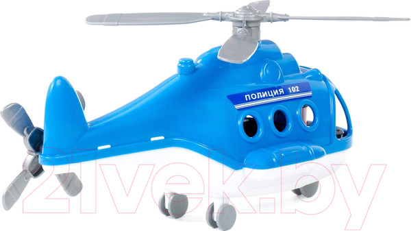Изображение товара Вертолет игрушечный Полесье Альфа / 72405 (в сеточке)