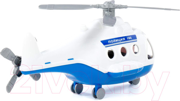 Изображение товара Вертолет игрушечный Полесье Альфа / 72405 (в сеточке)