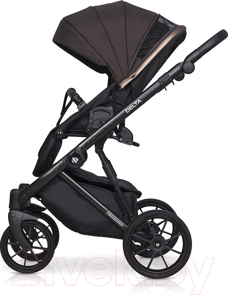 Изображение товара Детская универсальная коляска Riko Basic Delta 2 в 1 (04/темно-коричневый)