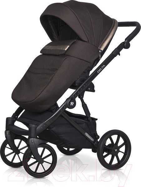 Изображение товара Детская универсальная коляска Riko Basic Delta 2 в 1 (04/темно-коричневый)