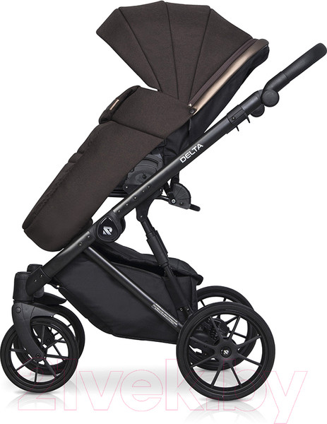 Изображение товара Детская универсальная коляска Riko Basic Delta 2 в 1 (04/темно-коричневый)