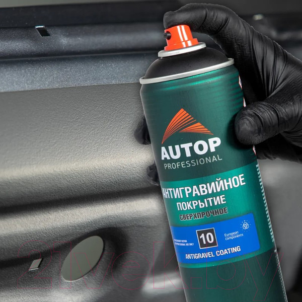 Изображение товара Антигравий Deton Autop Professional Cверхпрочный №10 (650мл, черный)