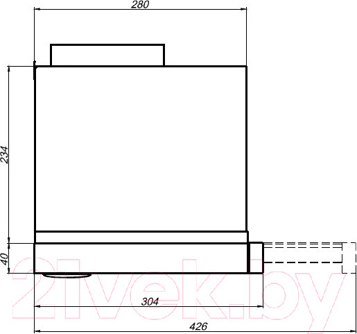 Изображение товара Вытяжка телескопическая Elikor Интегра Glass 60П-650-В2Л / 934207 (черный/стекло черное)