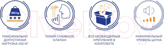 Изображение товара Унитаз подвесной с инсталляцией Cersanit Crea 63997