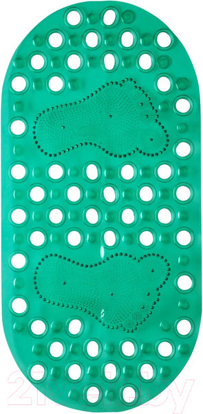 Изображение товара Коврик на присосках Varmax Массажный 55102 (66x33, бирюзовый)