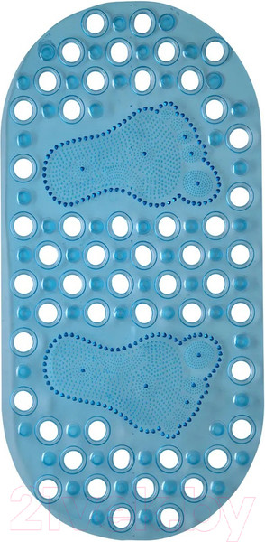 Изображение товара Коврик на присосках Varmax Массажный 55102 (66x33, голубой)