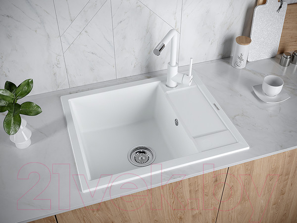 Изображение товара Мойка кухонная Paulmark PM216050-WH