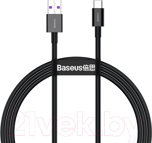 Изображение товара Кабель Baseus Superior USB To Type-C / CATYS-01 (1м, черный)