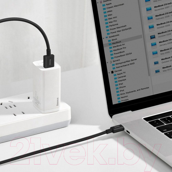 Изображение товара Кабель Baseus Superior USB To Type-C / CATYS-01 (1м, черный)