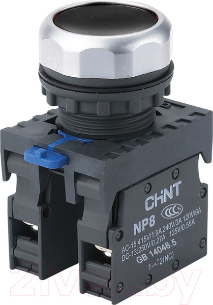 Изображение товара Переключатель Chint NP8-11BN/2 1НО+1НЗ IP65 (R) / 667112 (черный)