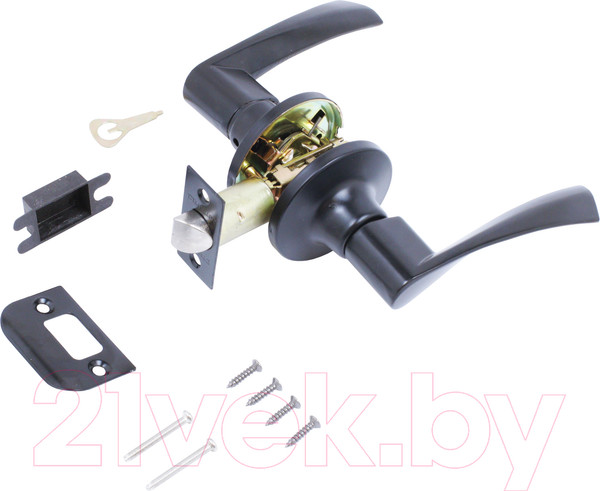 Изображение товара Ручка дверная Стандарт 8901 PS BL (черный)