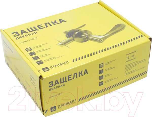 Изображение товара Ручка дверная Стандарт 8531 BK BL (черный)