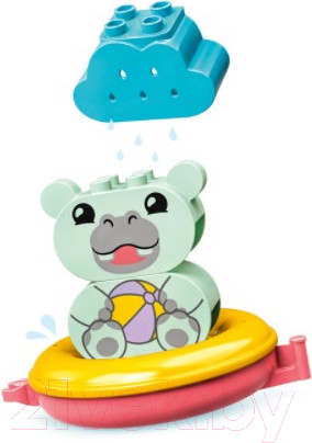 Изображение товара Конструктор Lego Duplo Приключения в ванной: плавучий поезд для зверей 10965