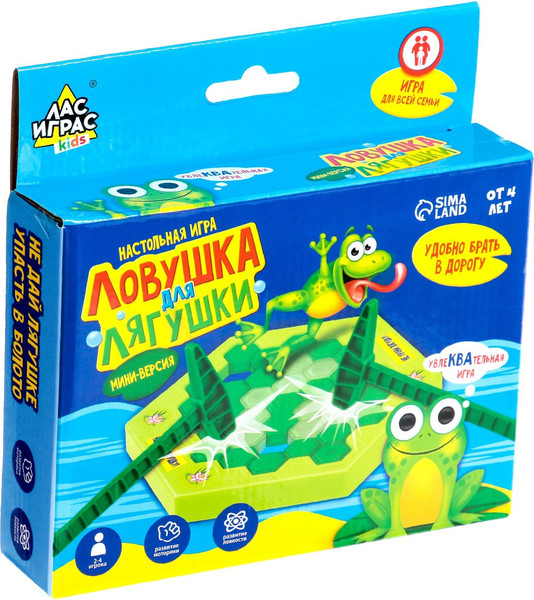 Изображение товара Настольная игра Лас Играс Ловушка для лягушки. Мини-версия / 3090422