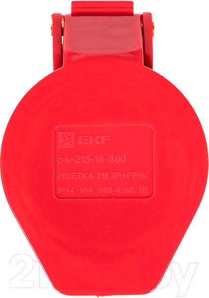 Изображение товара Розетка силовая EKF PROxima 215 3Р+РЕ+N 16А 380В IP44 / PS-215-16-380