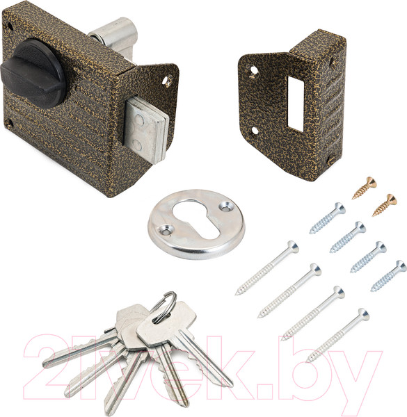 Изображение товара Замок накладной Стандарт ЗН1-2.1С (бронза)