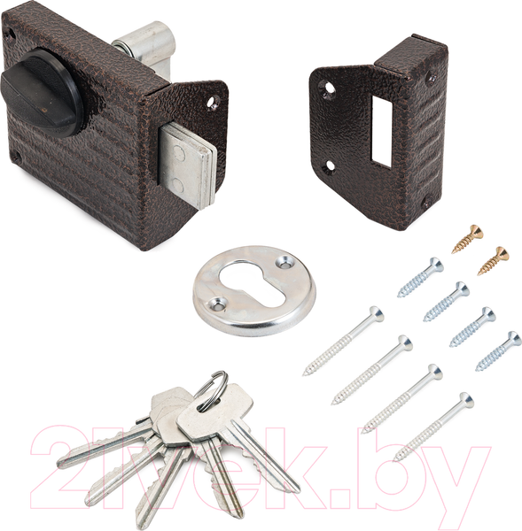Изображение товара Замок накладной Стандарт ЗН1-2.1С (медь)