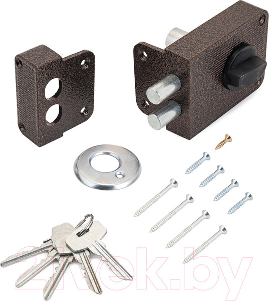 Изображение товара Замок накладной Стандарт ЗН1-3С (медь)