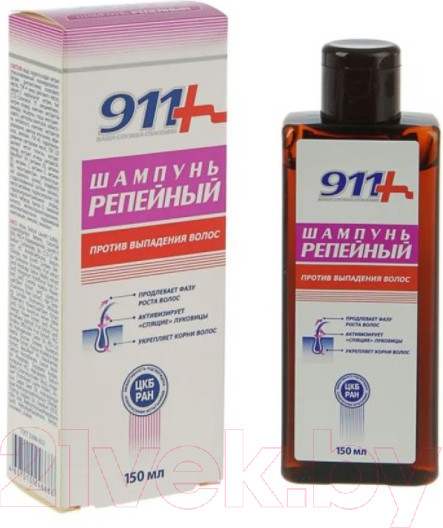 Изображение товара Шампунь для волос 911 Репейный (150мл)