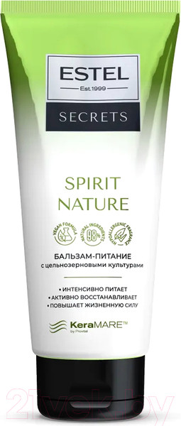 Изображение товара Бальзам для волос Estel Secrets Spirit Nature с цельнозерновыми культурами (200мл)