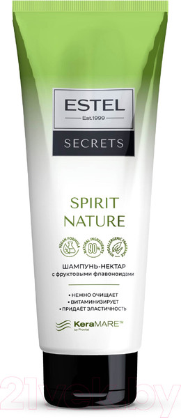 Изображение товара Шампунь для волос Estel Secrets Spirit Nature с фруктовыми флавоноидами (250мл)