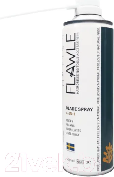 Изображение товара Средство по уходу за машинкой для стрижки волос Flawle Trimmer Blade Spray Охлаждающий 4в1 3.101.00 (500мл)