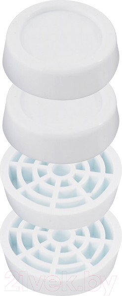 Изображение товара Комплект антивибрационных подставок Мультидом МТ76-135 (белый)