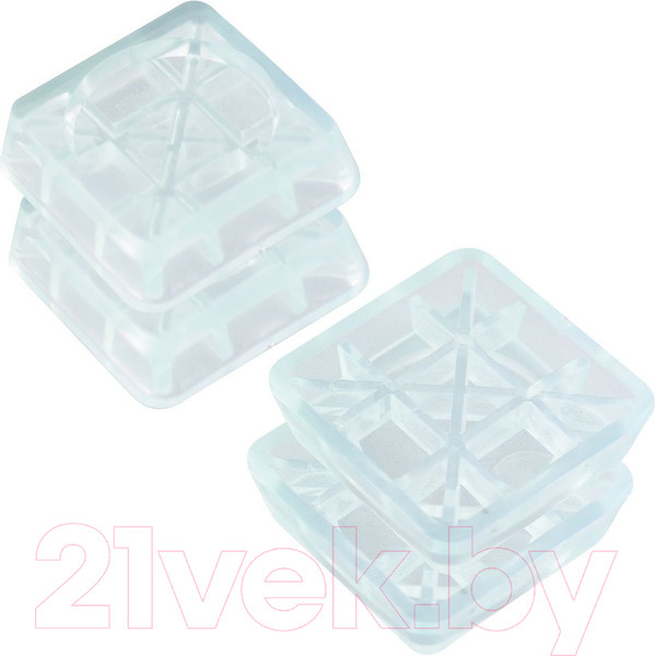 Изображение товара Комплект антивибрационных подставок Мультидом МТ76-34 (прозрачный)