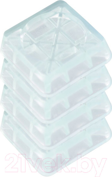 Изображение товара Комплект антивибрационных подставок Мультидом МТ76-34 (прозрачный)