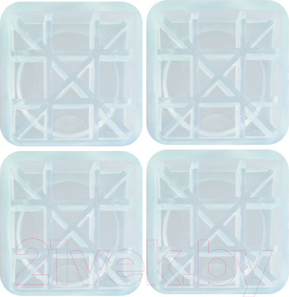 Изображение товара Комплект антивибрационных подставок Мультидом МТ76-34 (прозрачный)