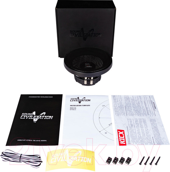 Изображение товара Среднечастотная АС Kicx Sound Civilization GFS-165.5